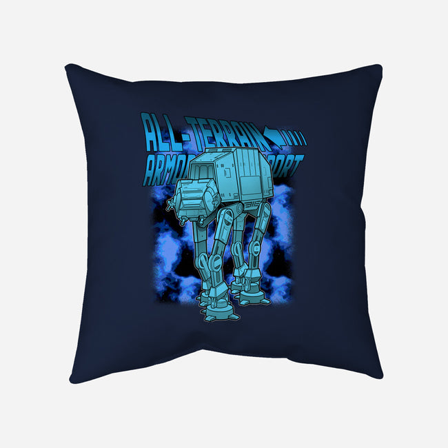 Mega Terrain Mecha Transport-None-Removable Cover w Insert-Throw Pillow-Astrobot Invention
