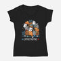 Catastrophic Family-Womens-V-Neck-Tee-Vallina84