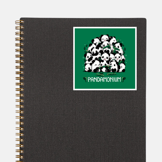 Pandamonium Family-None-Glossy-Sticker-Vallina84