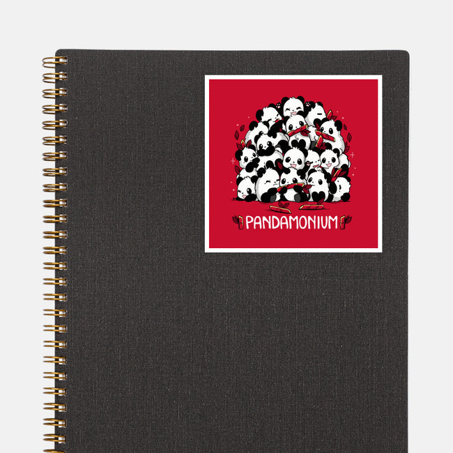 Pandamonium Family-None-Glossy-Sticker-Vallina84