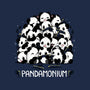 Pandamonium Family-Womens-V-Neck-Tee-Vallina84