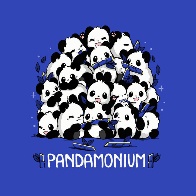 Pandamonium Family-Womens-V-Neck-Tee-Vallina84