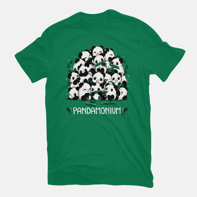 Pandamonium Family-Mens-Heavyweight-Tee-Vallina84