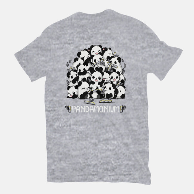 Pandamonium Family-Mens-Heavyweight-Tee-Vallina84