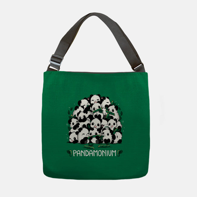 Pandamonium Family-None-Adjustable Tote-Bag-Vallina84