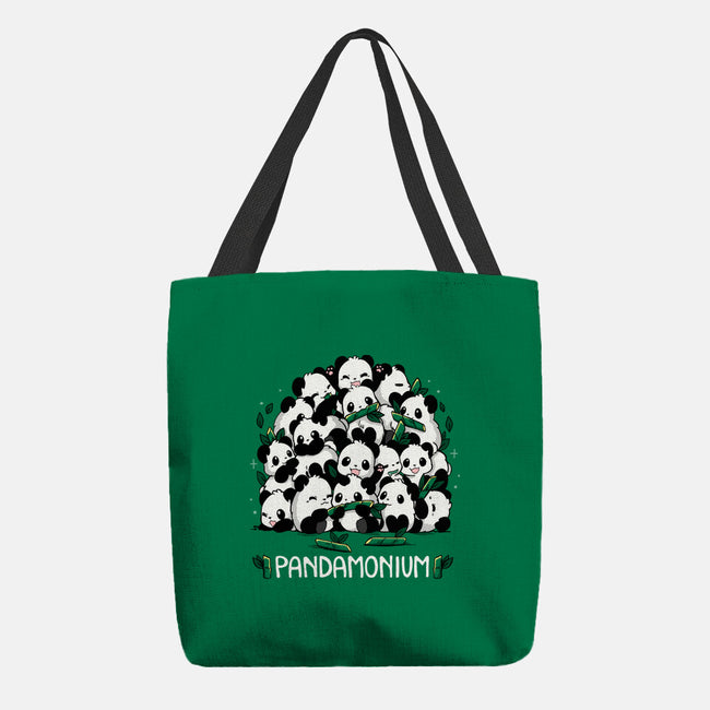 Pandamonium Family-None-Basic Tote-Bag-Vallina84
