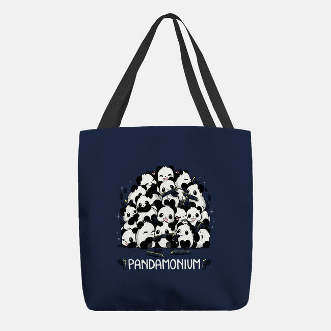 Pandamonium Family-None-Basic Tote-Bag-Vallina84