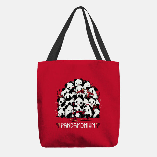 Pandamonium Family-None-Basic Tote-Bag-Vallina84