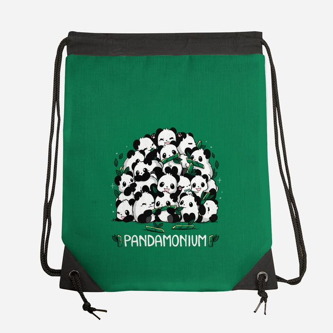 Pandamonium Family-None-Drawstring-Bag-Vallina84