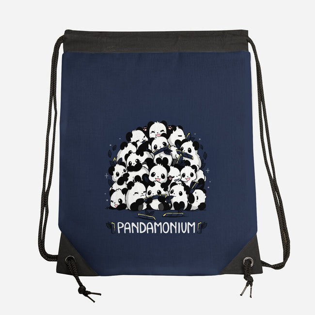 Pandamonium Family-None-Drawstring-Bag-Vallina84