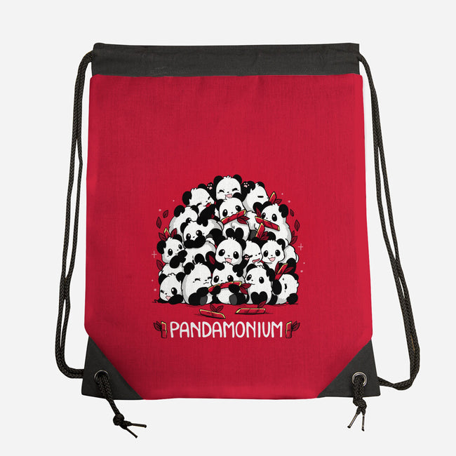 Pandamonium Family-None-Drawstring-Bag-Vallina84