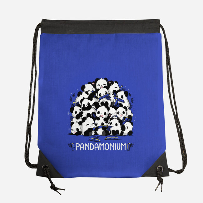 Pandamonium Family-None-Drawstring-Bag-Vallina84