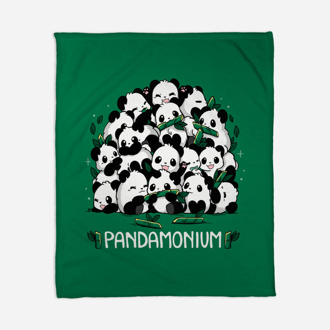 Pandamonium Family-None-Fleece-Blanket-Vallina84