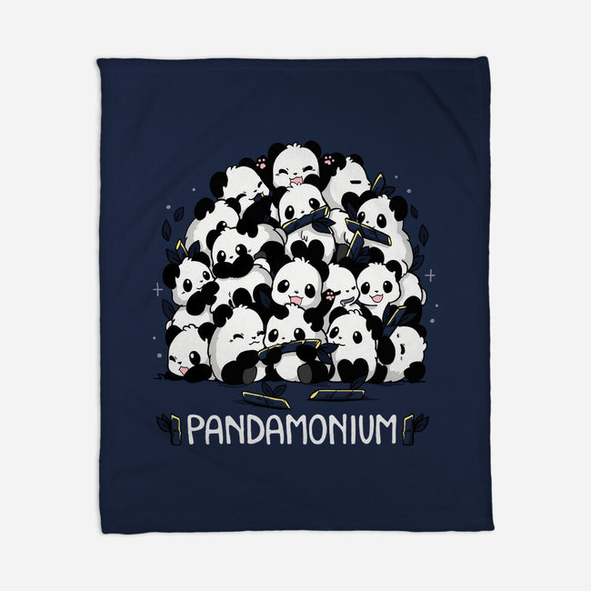 Pandamonium Family-None-Fleece-Blanket-Vallina84