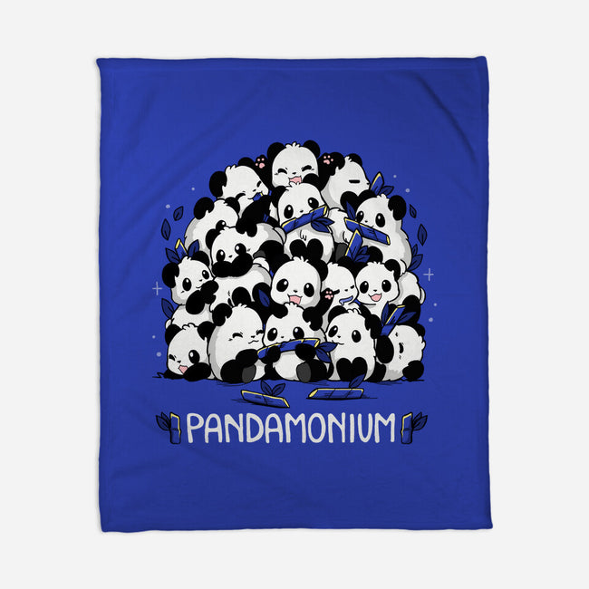 Pandamonium Family-None-Fleece-Blanket-Vallina84