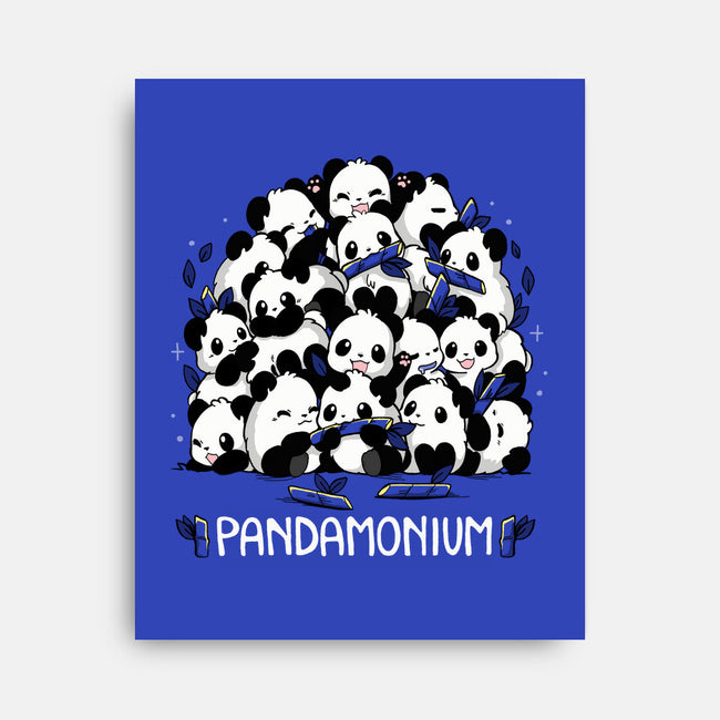 Pandamonium Family-None-Stretched-Canvas-Vallina84