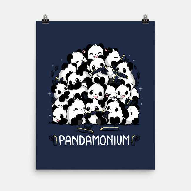 Pandamonium Family-None-Matte-Poster-Vallina84