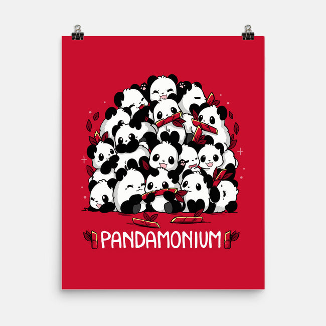 Pandamonium Family-None-Matte-Poster-Vallina84