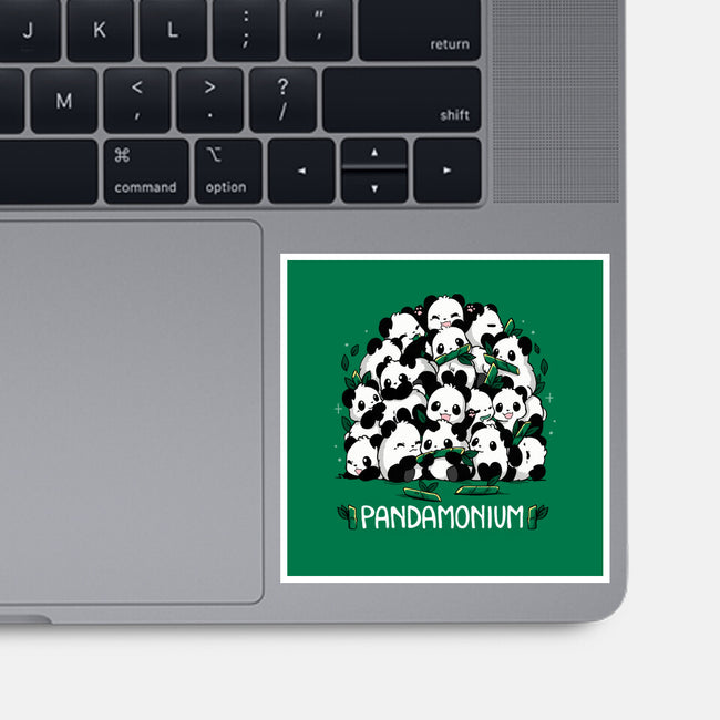 Pandamonium Family-None-Glossy-Sticker-Vallina84