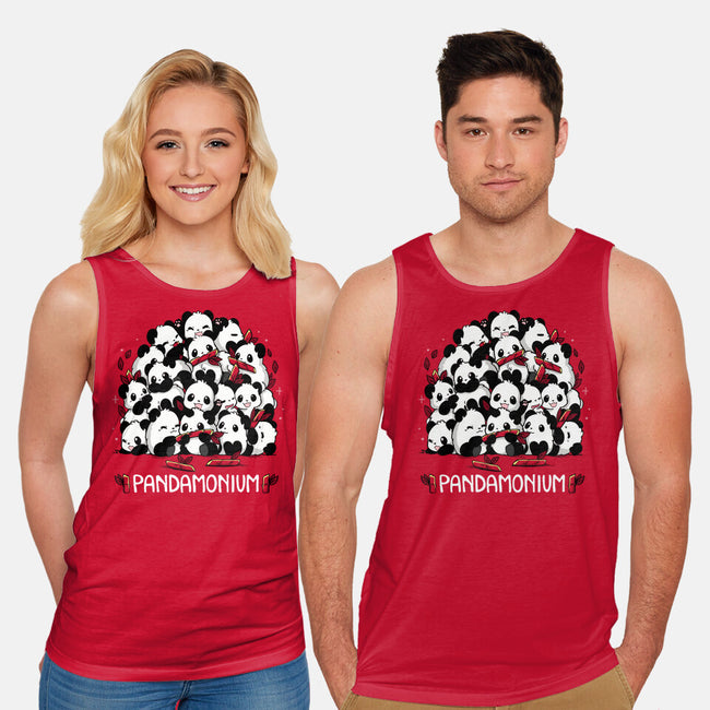 Pandamonium Family-Unisex-Basic-Tank-Vallina84