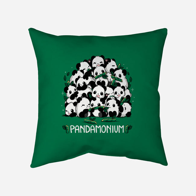 Pandamonium Family-None-Removable Cover w Insert-Throw Pillow-Vallina84