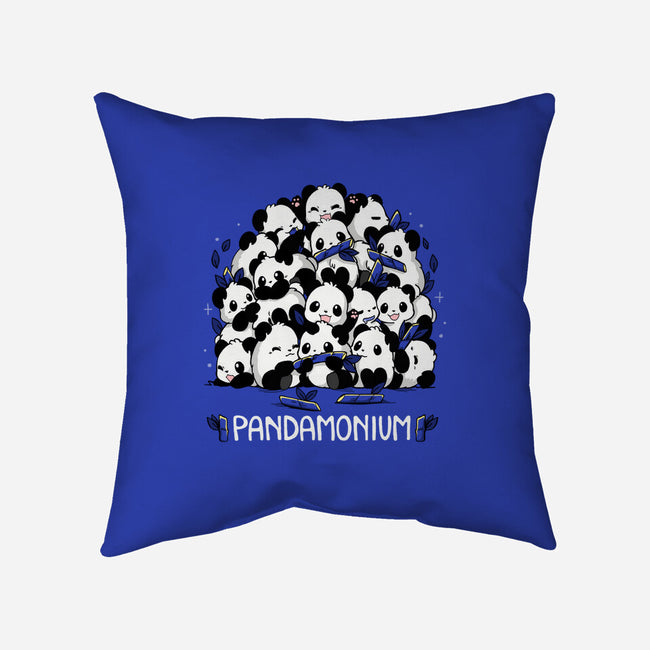 Pandamonium Family-None-Removable Cover w Insert-Throw Pillow-Vallina84