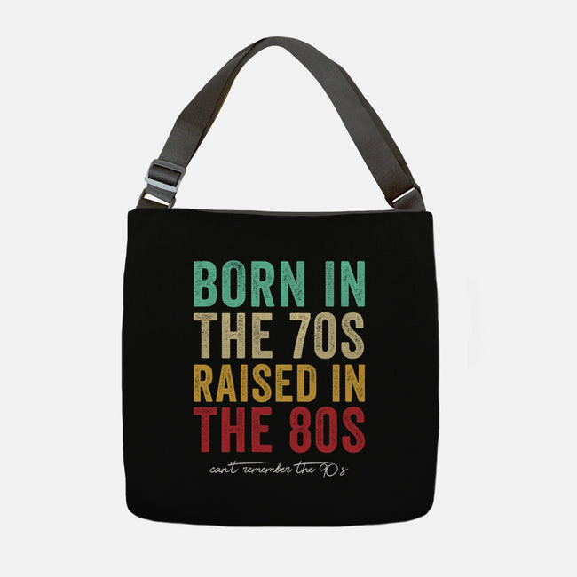 Raised In The 80s-None-Adjustable Tote-Bag-DrMonekers