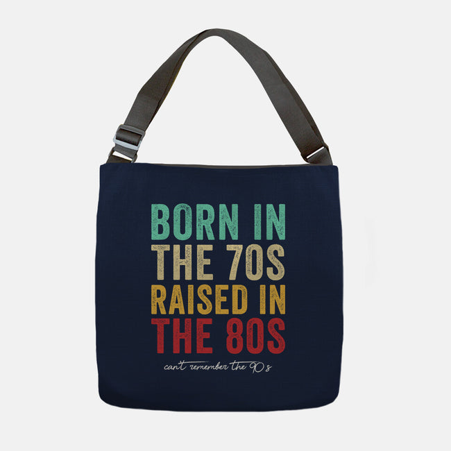 Raised In The 80s-None-Adjustable Tote-Bag-DrMonekers