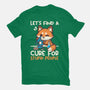Fox Cure For Stupid People-Mens-Heavyweight-Tee-NemiMakeit