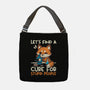 Fox Cure For Stupid People-None-Adjustable Tote-Bag-NemiMakeit