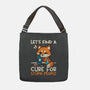 Fox Cure For Stupid People-None-Adjustable Tote-Bag-NemiMakeit