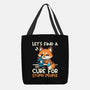 Fox Cure For Stupid People-None-Basic Tote-Bag-NemiMakeit