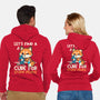 Fox Cure For Stupid People-Unisex-Zip-Up-Sweatshirt-NemiMakeit