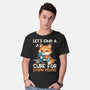 Fox Cure For Stupid People-Mens-Basic-Tee-NemiMakeit