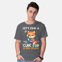 Fox Cure For Stupid People-Mens-Basic-Tee-NemiMakeit