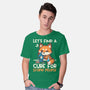 Fox Cure For Stupid People-Mens-Basic-Tee-NemiMakeit