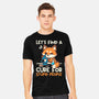 Fox Cure For Stupid People-Mens-Heavyweight-Tee-NemiMakeit