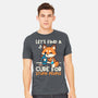 Fox Cure For Stupid People-Mens-Heavyweight-Tee-NemiMakeit