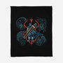 Evil Omen-None-Fleece-Blanket-Henrique Torres