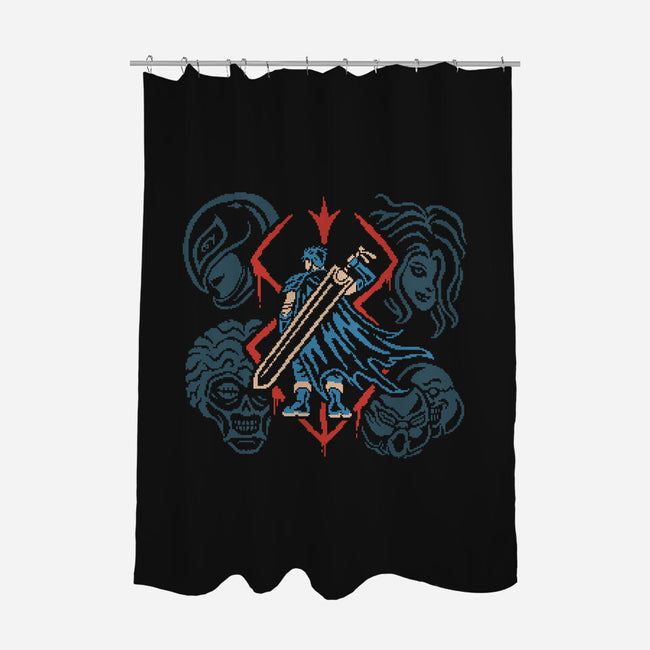 Evil Omen-None-Polyester-Shower Curtain-Henrique Torres