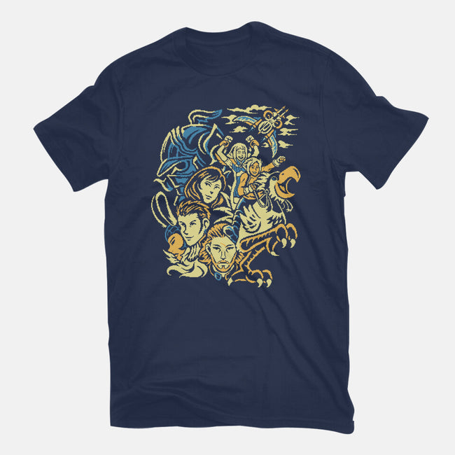 Sky Raiders-Womens-Fitted-Tee-Henrique Torres