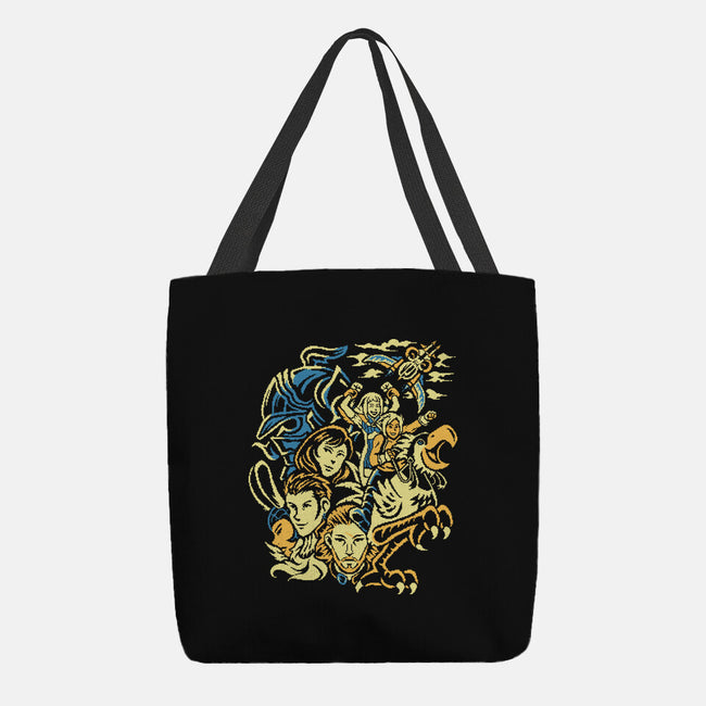 Sky Raiders-None-Basic Tote-Bag-Henrique Torres