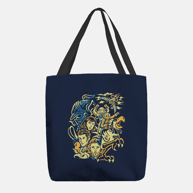 Sky Raiders-None-Basic Tote-Bag-Henrique Torres