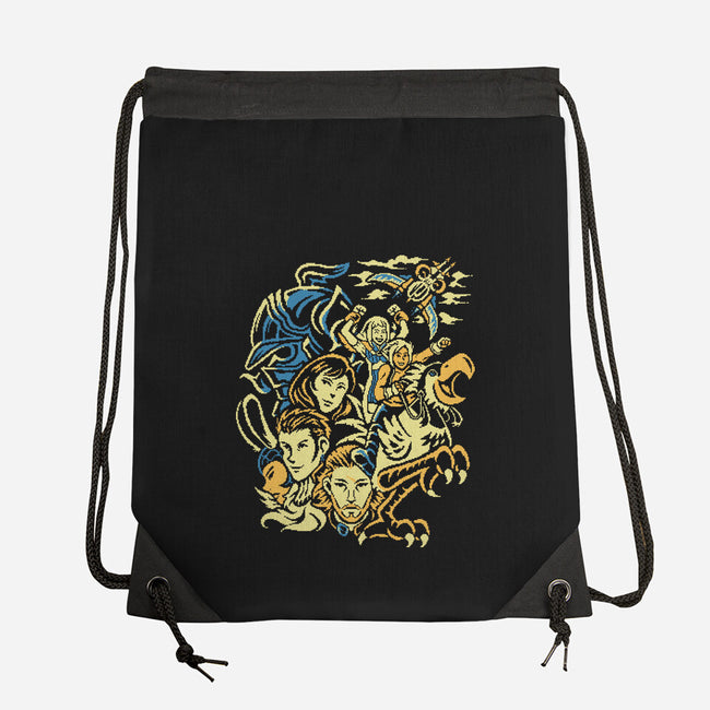 Sky Raiders-None-Drawstring-Bag-Henrique Torres