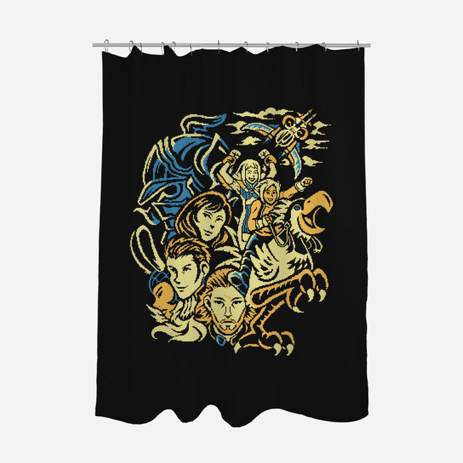 Sky Raiders-None-Polyester-Shower Curtain-Henrique Torres