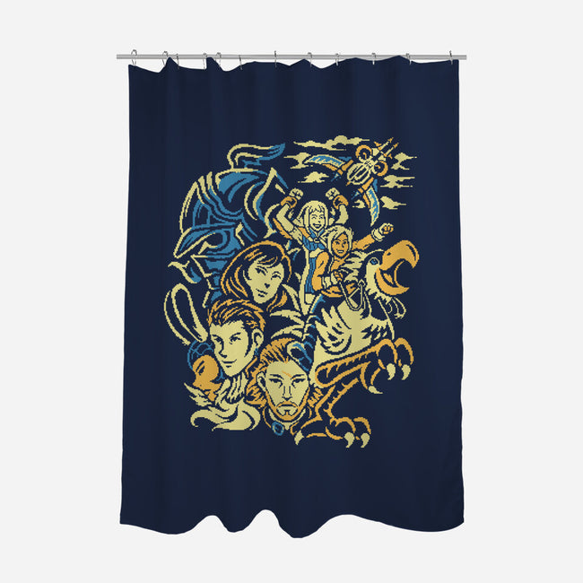 Sky Raiders-None-Polyester-Shower Curtain-Henrique Torres