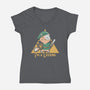 I'm A Legend-Womens-V-Neck-Tee-NMdesign