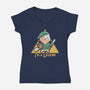 I'm A Legend-Womens-V-Neck-Tee-NMdesign