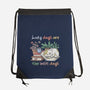 Purrfect Lazy Day-None-Drawstring-Bag-NMdesign