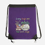 Purrfect Lazy Day-None-Drawstring-Bag-NMdesign